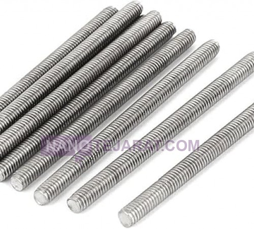 steel studbolt grade B7 size 1/2 inch 15 centimeters
